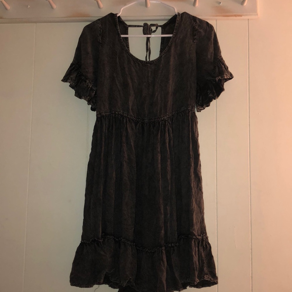 Gray Swing Dress